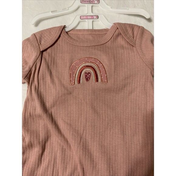 Duck Duck Goose Baby 2-Piece Set 6-9 Months Princess Rose Rainbow - Picture 3 of 6